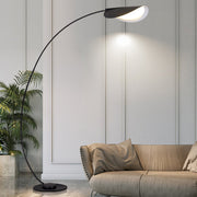 Mira Moderna Geométrica Metal LED Lámpara de Pie Negra — imagen 11 | Aura Lighting