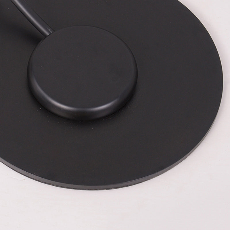 Mira Moderna Geométrica Metal LED Lámpara de Pie Negra — imagen 8 | Aura Lighting