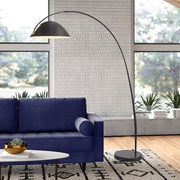 Mira Moderna Minimalista Metal Lámpara de Pie Negra — imagen 12 | Aura Lighting