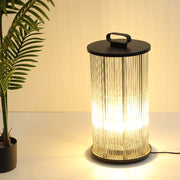Mira Moderno Geométrico Metal/Vidrio Lámpara de Pie Exterior Negro — imagen 11 | Aura Lighting