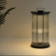 Mira Moderno Geométrico Metal/Vidrio Lámpara de Pie Exterior Negro — imagen 13 | Aura Lighting