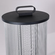 Mira Moderno Geométrico Metal/Vidrio Lámpara de Pie Exterior Negro — imagen 17 | Aura Lighting