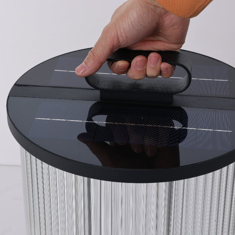 Mira Moderno Geométrico Metal/Vidrio Lámpara de Pie Exterior Negro — imagen 18 | Aura Lighting