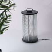 Mira Moderno Geométrico Metal/Vidrio Lámpara de Pie Exterior Negro — imagen 3 | Aura Lighting