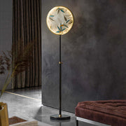 Mira Zen Artistic Circle Metal/Vidrio Lámpara de Pie — imagen 11 | Aura Lighting