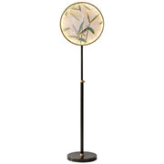 Mira Zen Artistic Circle Metal/Vidrio Lámpara de Pie — imagen 12 | Aura Lighting