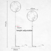 Mira Zen Artistic Circle Metal/Vidrio Lámpara de Pie — imagen 13 | Aura Lighting