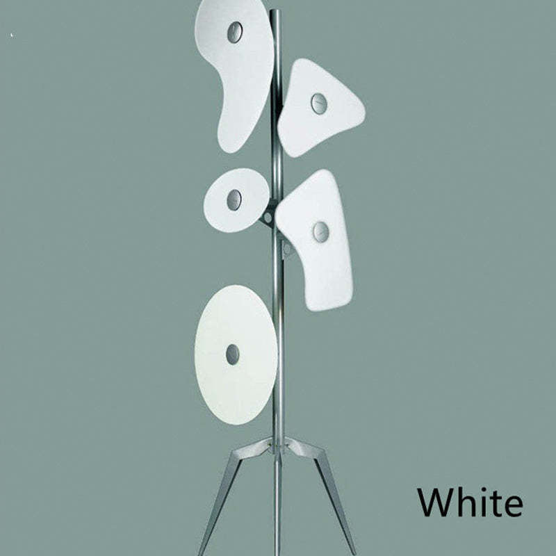 Mira Modern Geométrico Metal LED Lámpara de Pie Blanca — imagen 11 | Aura Lighting