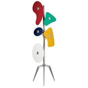 Mira Modern Geométrico Metal LED Lámpara de Pie Blanca — imagen 14 | Aura Lighting