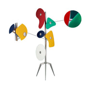 Mira Modern Geométrico Metal LED Lámpara de Pie Blanca — imagen 3 | Aura Lighting