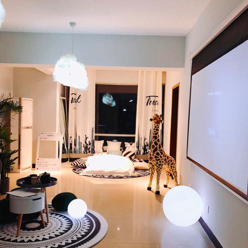 Mira Moderna Esfera Acrílico Luz Exterior Lámpara de Pie Blanca — imagen 8 | Aura Lighting