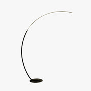 Mira Moderna Lineal Metal/Silicio LED Lámpara de Pie, Negra/Blanca — imagen 1 | Aura Lighting