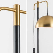 Mira Moderna Geométrica Metal LED Lámpara de Pie Dorada — imagen 3 | Aura Lighting