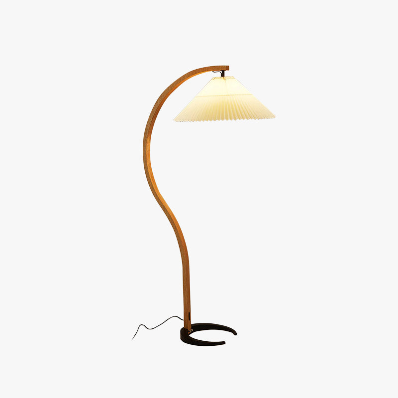 Muto Moderno Geométrico Metal LED Lámpara de Pie Blanco/Beige/Café — imagen 1 | Aura Lighting