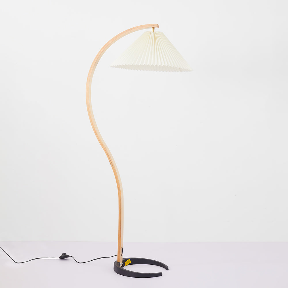 Muto Moderno Geométrico Metal LED Lámpara de Pie Blanco/Beige/Café — imagen 27 | Aura Lighting