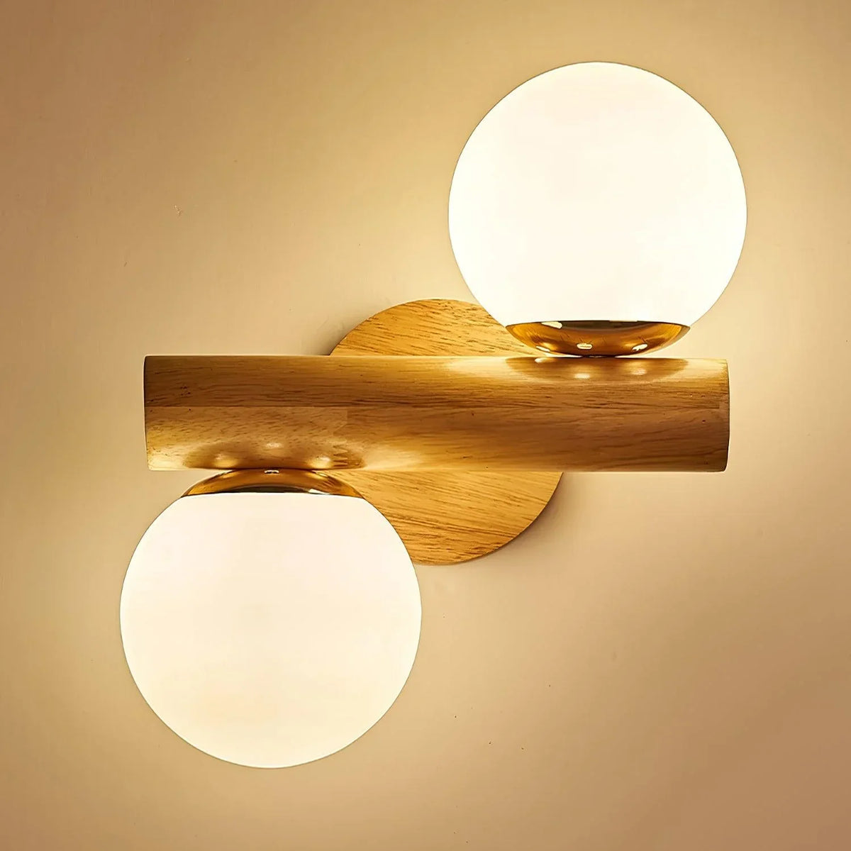 Muto Antique Cottage Wood Wall Light  Rotatable — imagen 10 | Aura Lighting