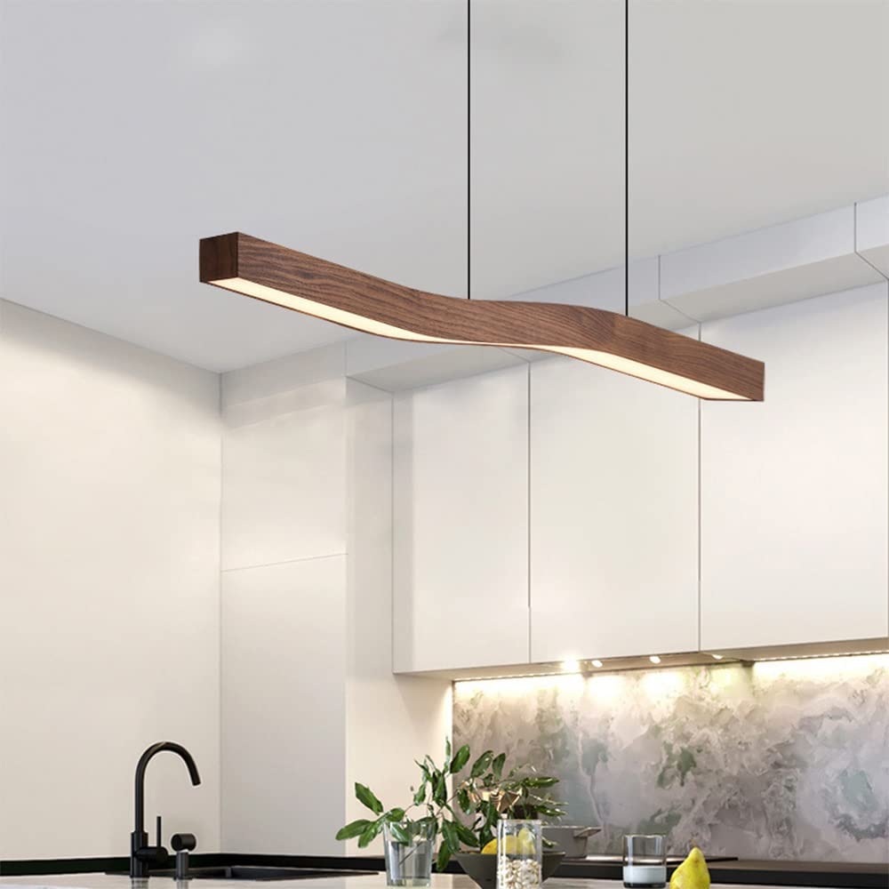 Muto Lámpara Colgante Nórdica Efecto Nogal — imagen 2 | Aura Lighting