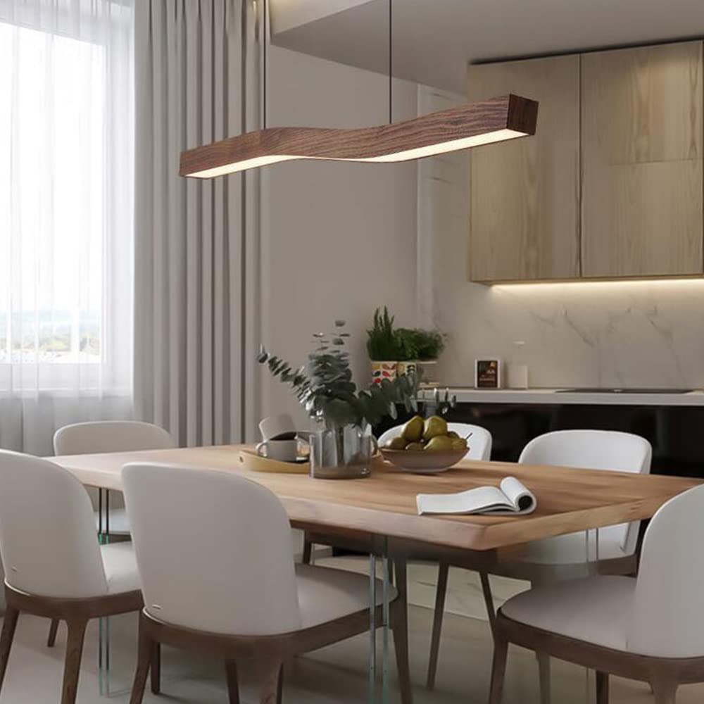 Muto Lámpara Colgante Nórdica Efecto Nogal — imagen 4 | Aura Lighting