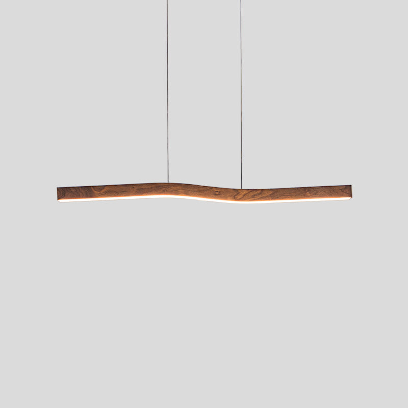 Muto Lámpara Colgante Nórdica Efecto Nogal — imagen 6 | Aura Lighting