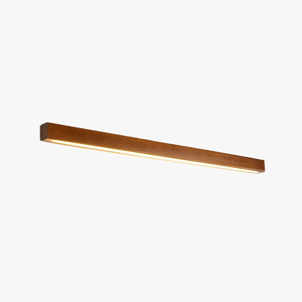 Muto Lámpara de Pared Lineal de Madera — imagen 1 | Aura Lighting