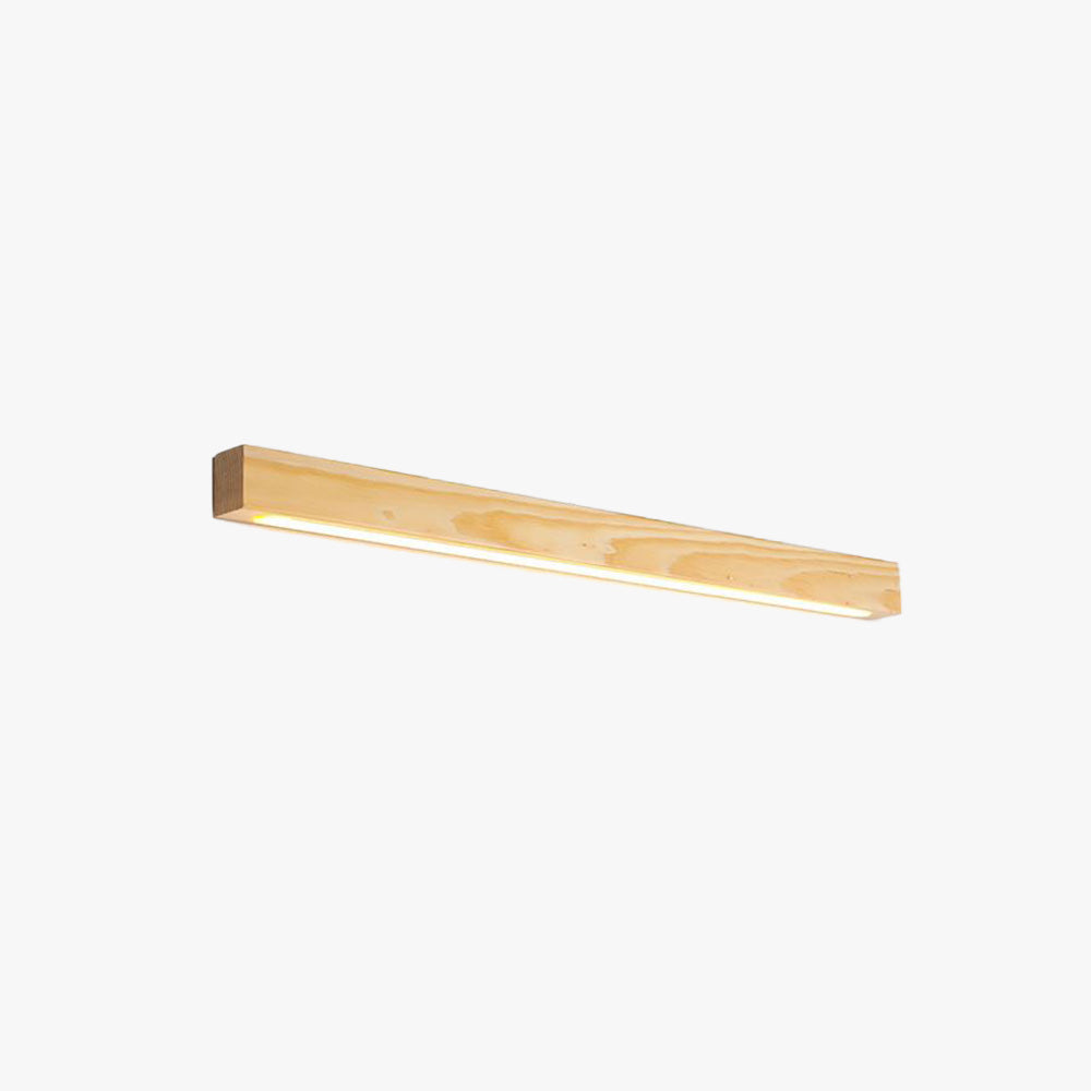 Muto Lámpara de Pared Lineal de Madera — imagen 10 | Aura Lighting