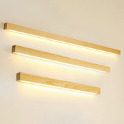 Muto Lámpara de Pared Lineal de Madera — imagen 12 | Aura Lighting