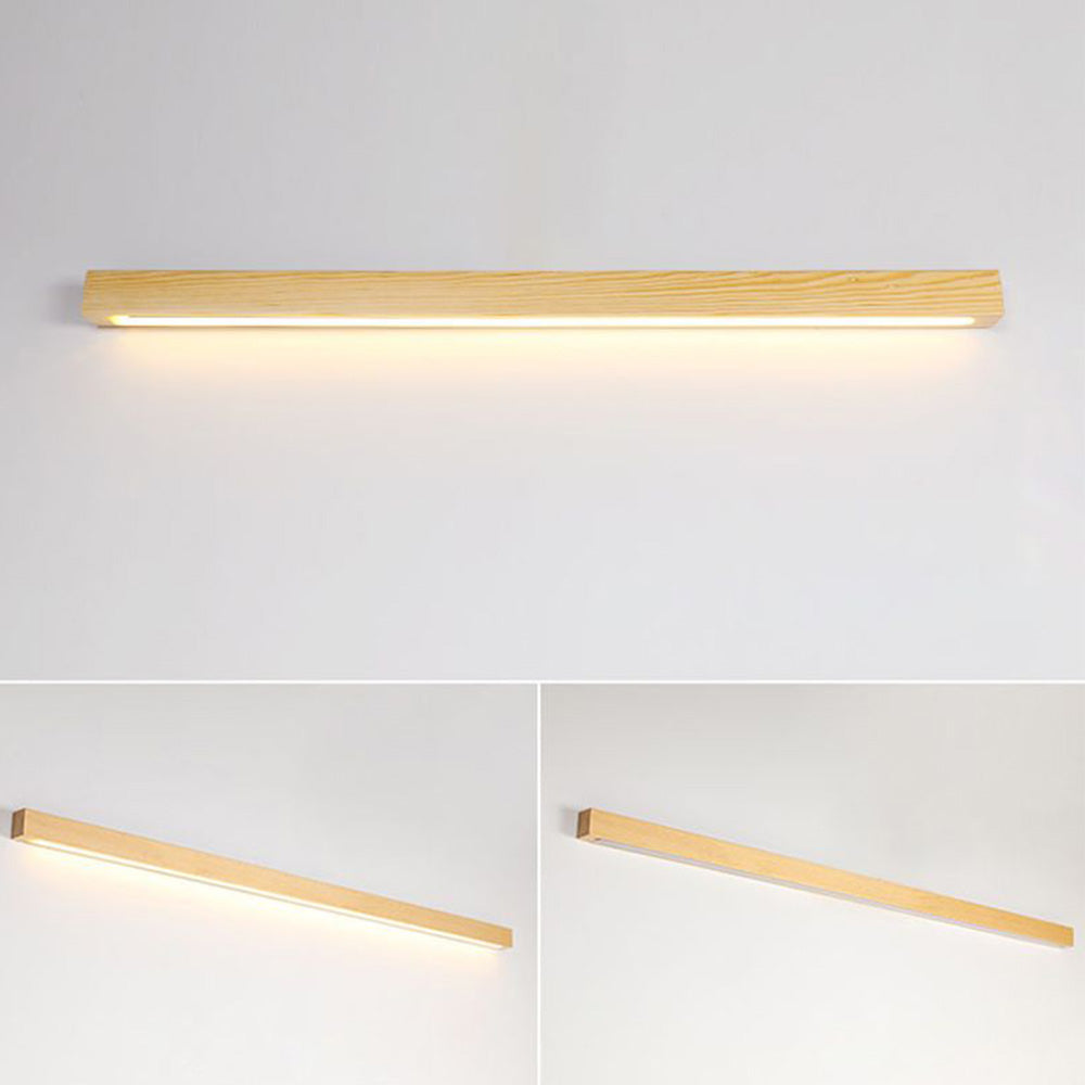 Muto Lámpara de Pared Lineal de Madera — imagen 9 | Aura Lighting