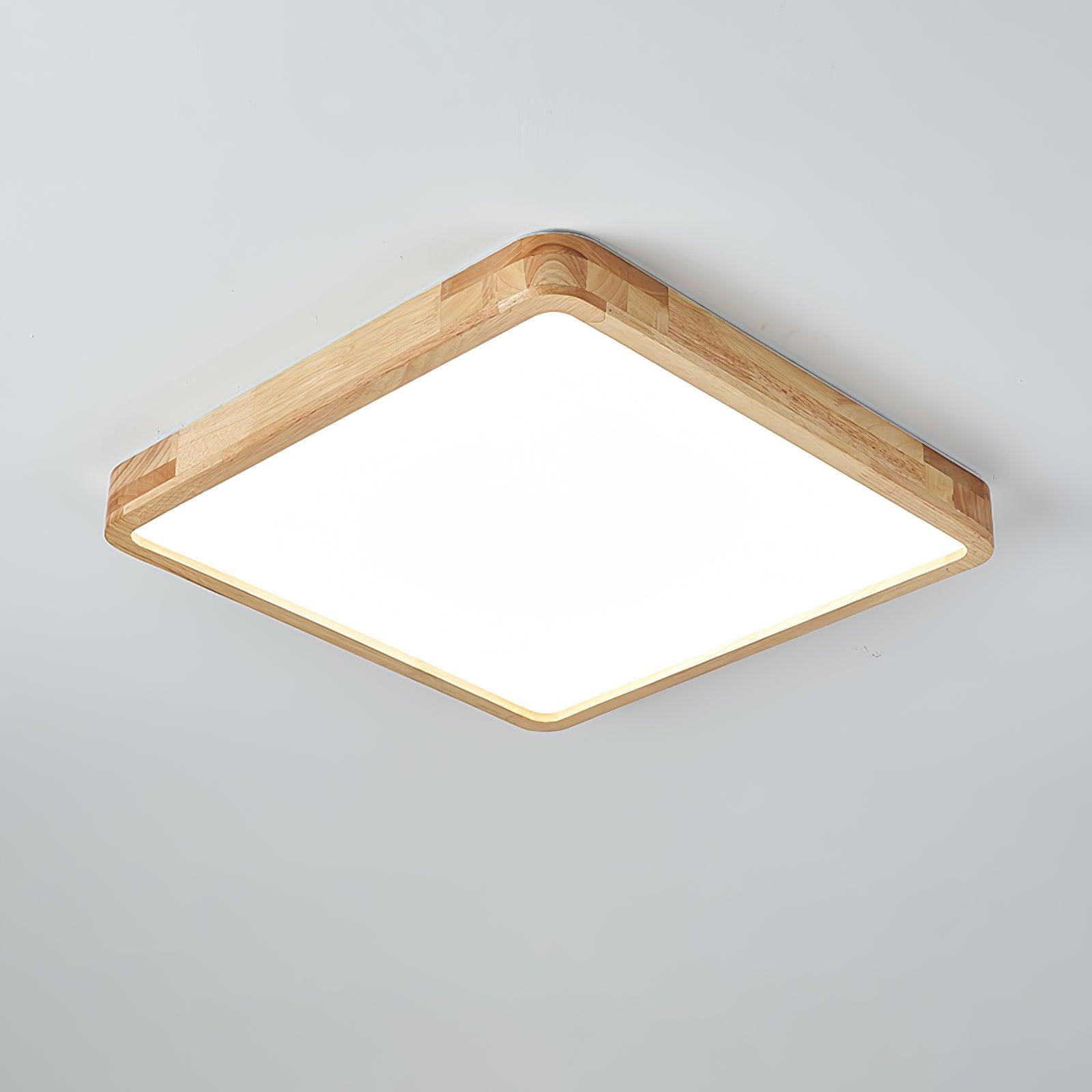 Muto Lámpara de Techo Geométrica de Madera — imagen 18 | Aura Lighting