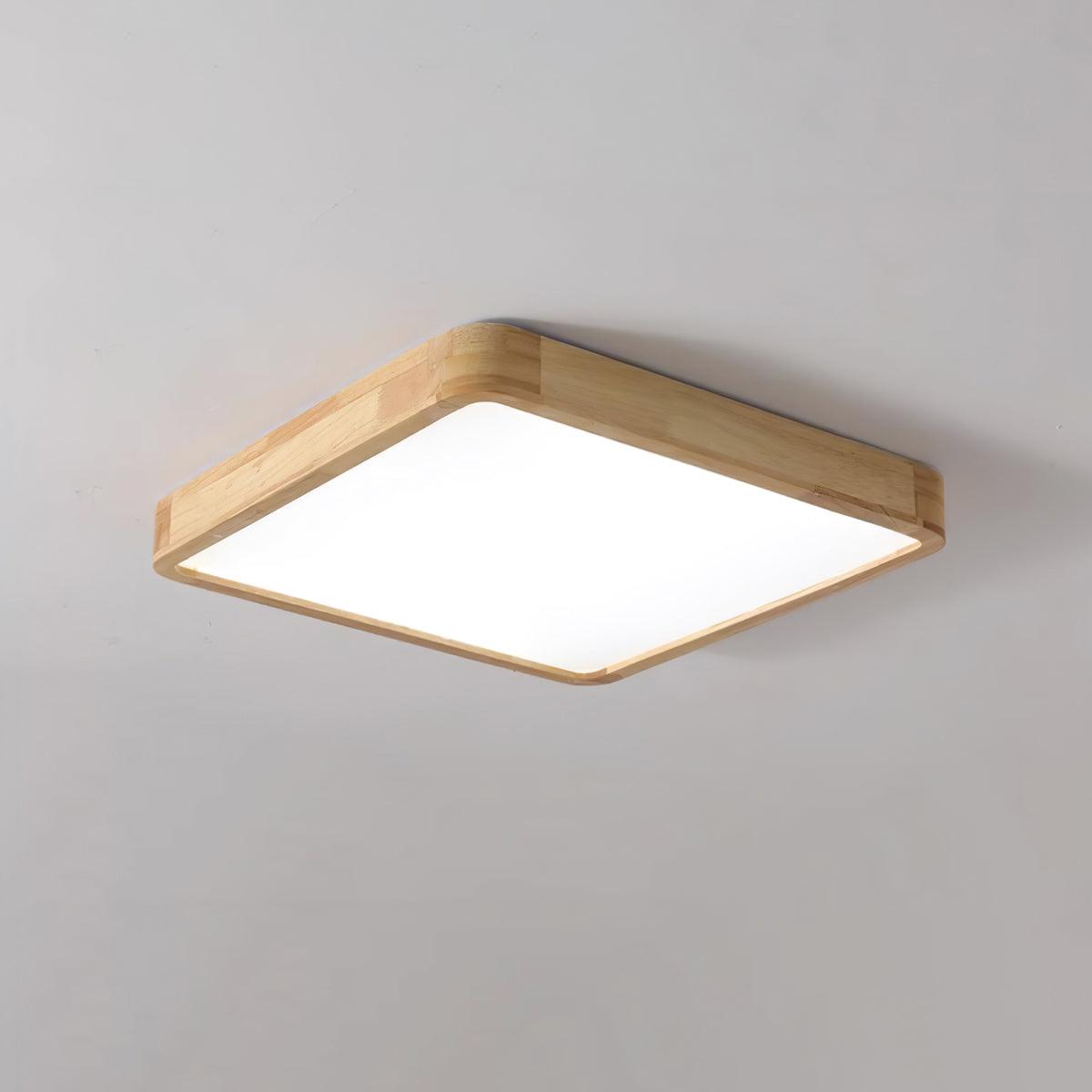 Muto Lámpara de Techo Geométrica de Madera — imagen 26 | Aura Lighting