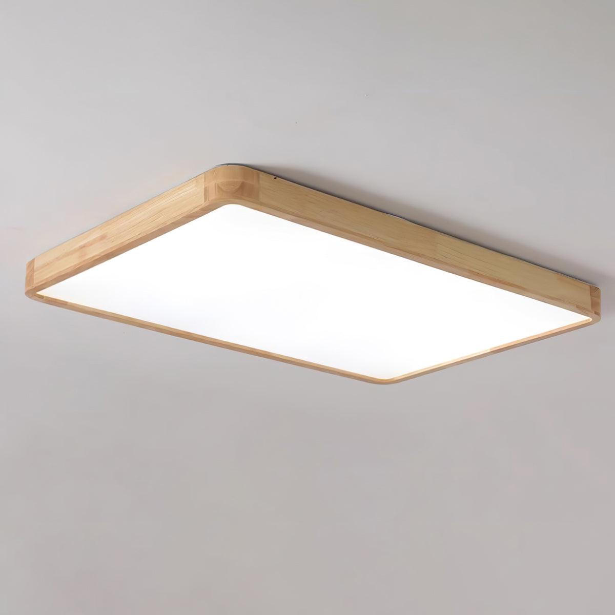Muto Lámpara de Techo Geométrica de Madera — imagen 29 | Aura Lighting