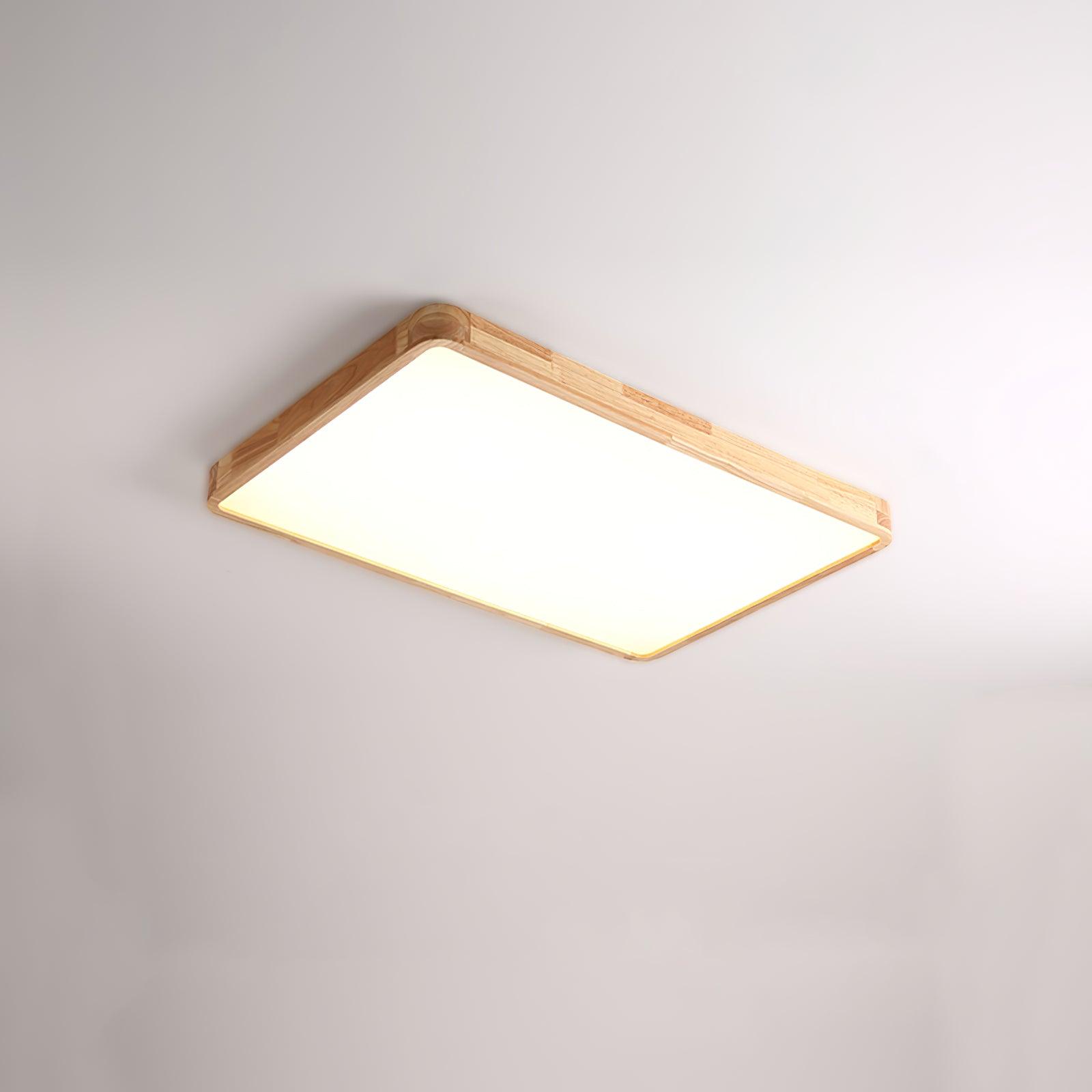 Muto Lámpara de Techo Geométrica de Madera — imagen 35 | Aura Lighting