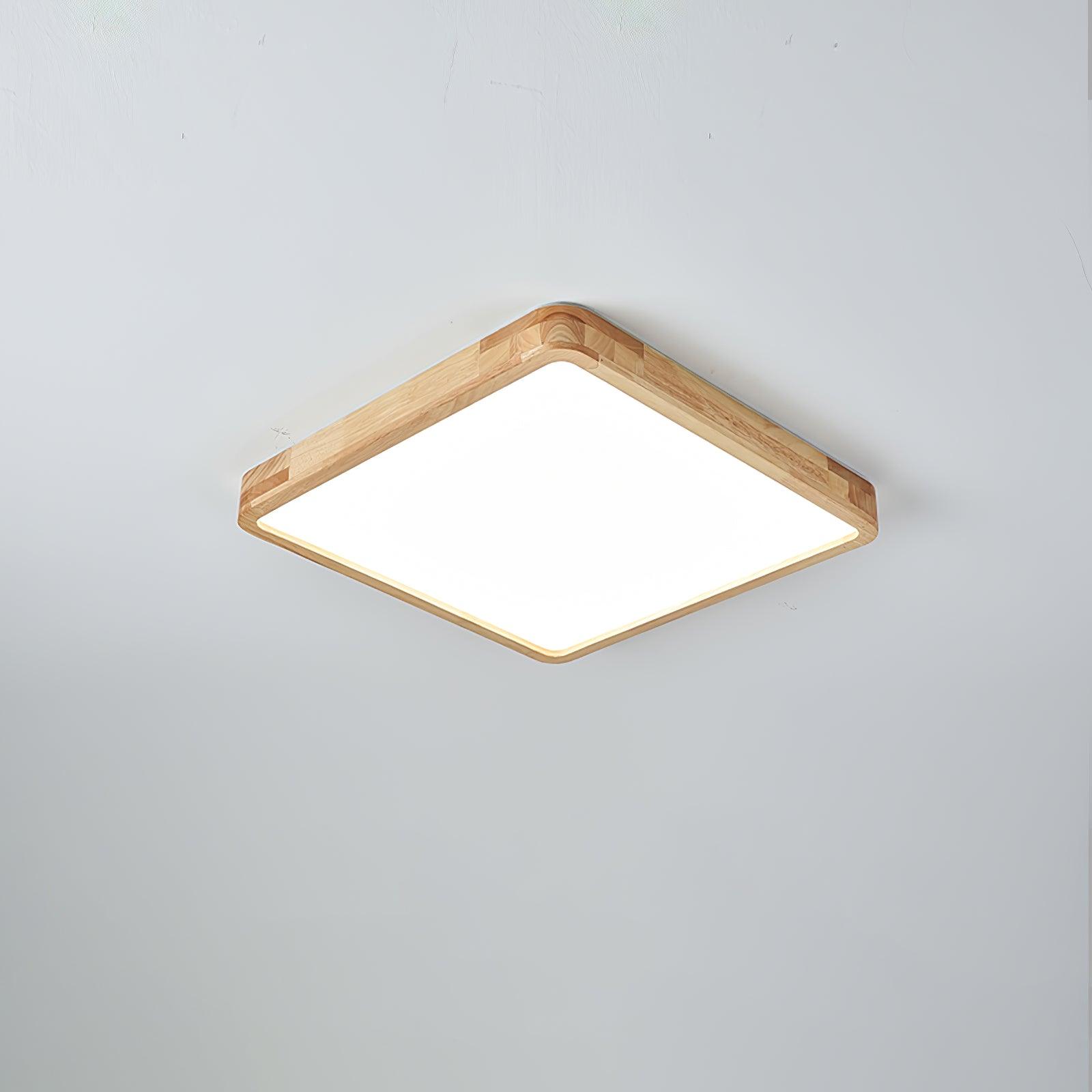 Muto Lámpara de Techo Geométrica de Madera — imagen 36 | Aura Lighting