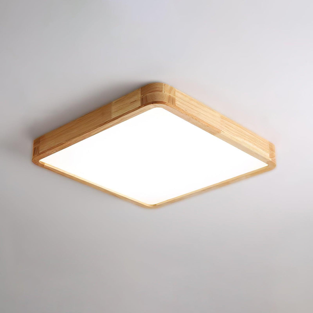 Muto Lámpara de Techo Geométrica de Madera — imagen 43 | Aura Lighting