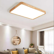 Muto Lámpara de Techo Geométrica de Madera — imagen 9 | Aura Lighting