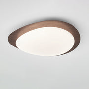 Muto Lámpara de Techo Nogal con Forma de Guijarro — imagen 20 | Aura Lighting