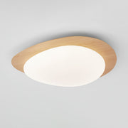 Muto Lámpara de Techo Nogal con Forma de Guijarro — imagen 21 | Aura Lighting