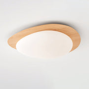 Muto Lámpara de Techo Nogal con Forma de Guijarro — imagen 22 | Aura Lighting