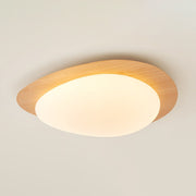 Muto Lámpara de Techo Nogal con Forma de Guijarro — imagen 23 | Aura Lighting