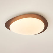 Muto Lámpara de Techo Nogal con Forma de Guijarro — imagen 27 | Aura Lighting