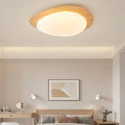 Muto Lámpara de Techo Nogal con Forma de Guijarro — imagen 3 | Aura Lighting