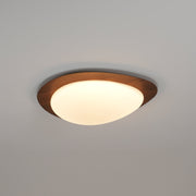 Muto Lámpara de Techo Nogal con Forma de Guijarro — imagen 6 | Aura Lighting