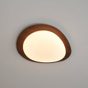 Muto Lámpara de Techo Nogal con Forma de Guijarro — imagen 8 | Aura Lighting