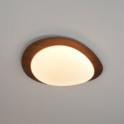 Muto Lámpara de Techo Nogal con Forma de Guijarro — imagen 9 | Aura Lighting