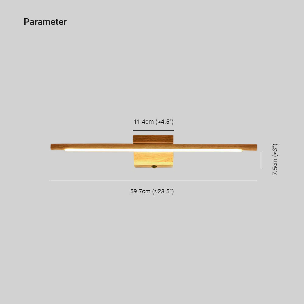 Muto Moderna Mininalista Lineal Aplique de Pared — imagen 4 | Aura Lighting