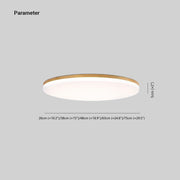 Muto Moderna Redonda Lámpara de Techo Madera — imagen 4 | Aura Lighting