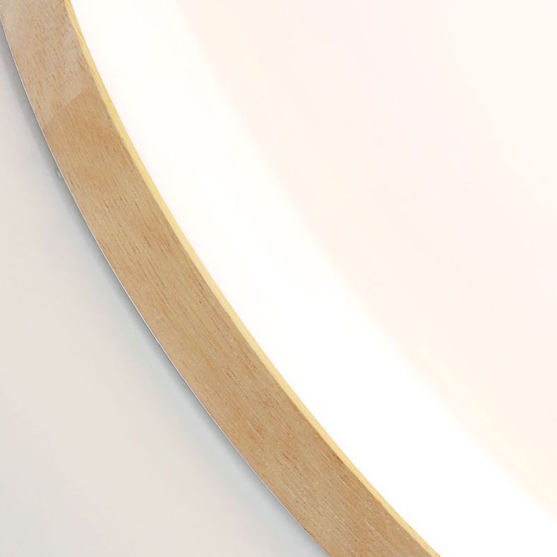 Muto Moderna Redonda Lámpara de Techo Madera — imagen 6 | Aura Lighting