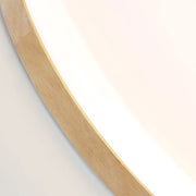 Muto Moderna Redonda Lámpara de Techo Madera — imagen 6 | Aura Lighting