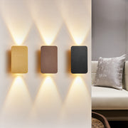 Muto Moderno Cuadrado Aplique De Pared Interior Metal Dormitorio/Salón — imagen 2 | Aura Lighting