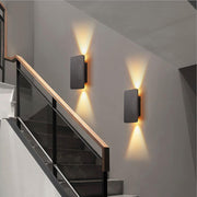 Muto Moderno Cuadrado Aplique De Pared Interior Metal Dormitorio/Salón — imagen 6 | Aura Lighting