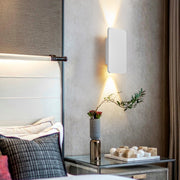 Muto Moderno Cuadrado Aplique De Pared Interior Metal Dormitorio/Salón — imagen 8 | Aura Lighting